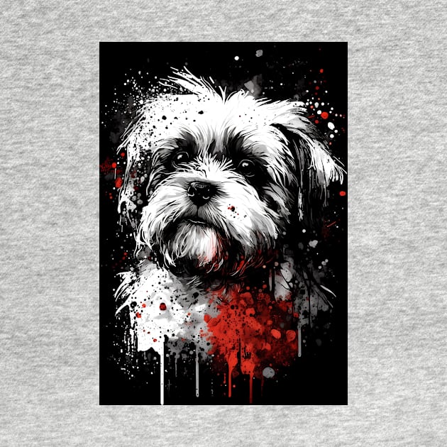 Maltese Dog Portrait by TortillaChief